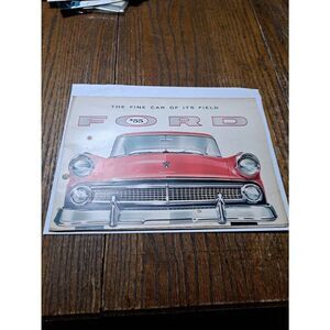 Vintage 1955 Ford Advertising Brochure FD-7525